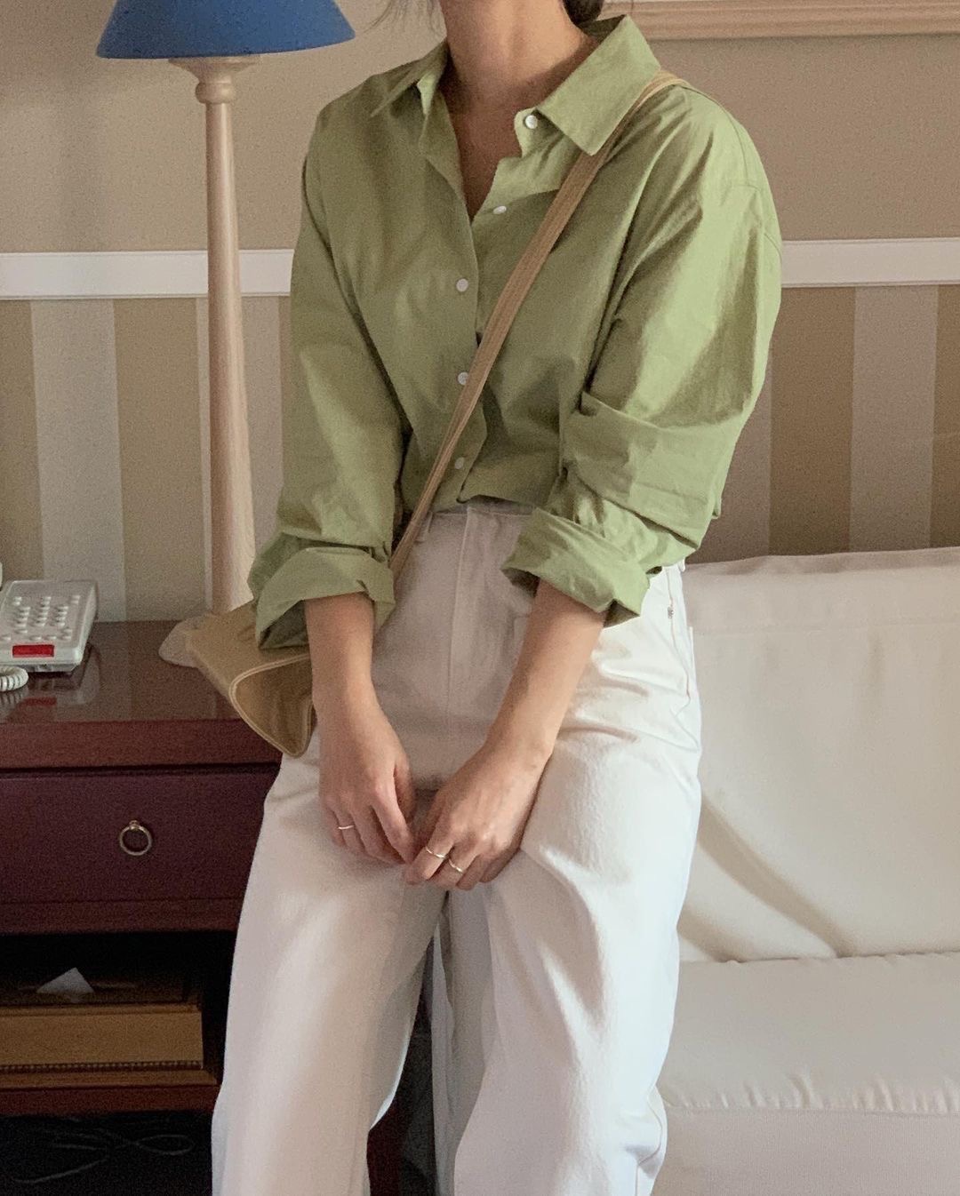 women’s shirt , turkish – mint green 2