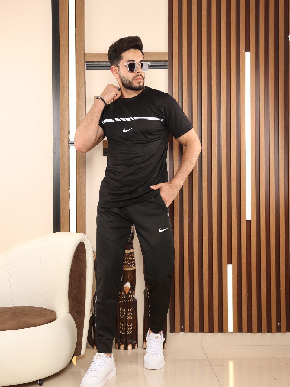 men’s sport set – nike – black 2