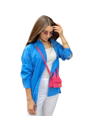 women's shirt , turkish - blue