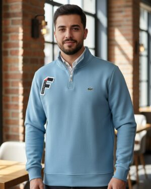 lacoste fleece inside sweater