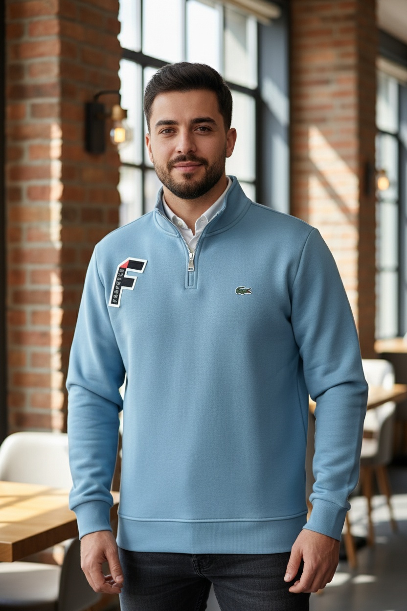 lacoste fleece inside sweater