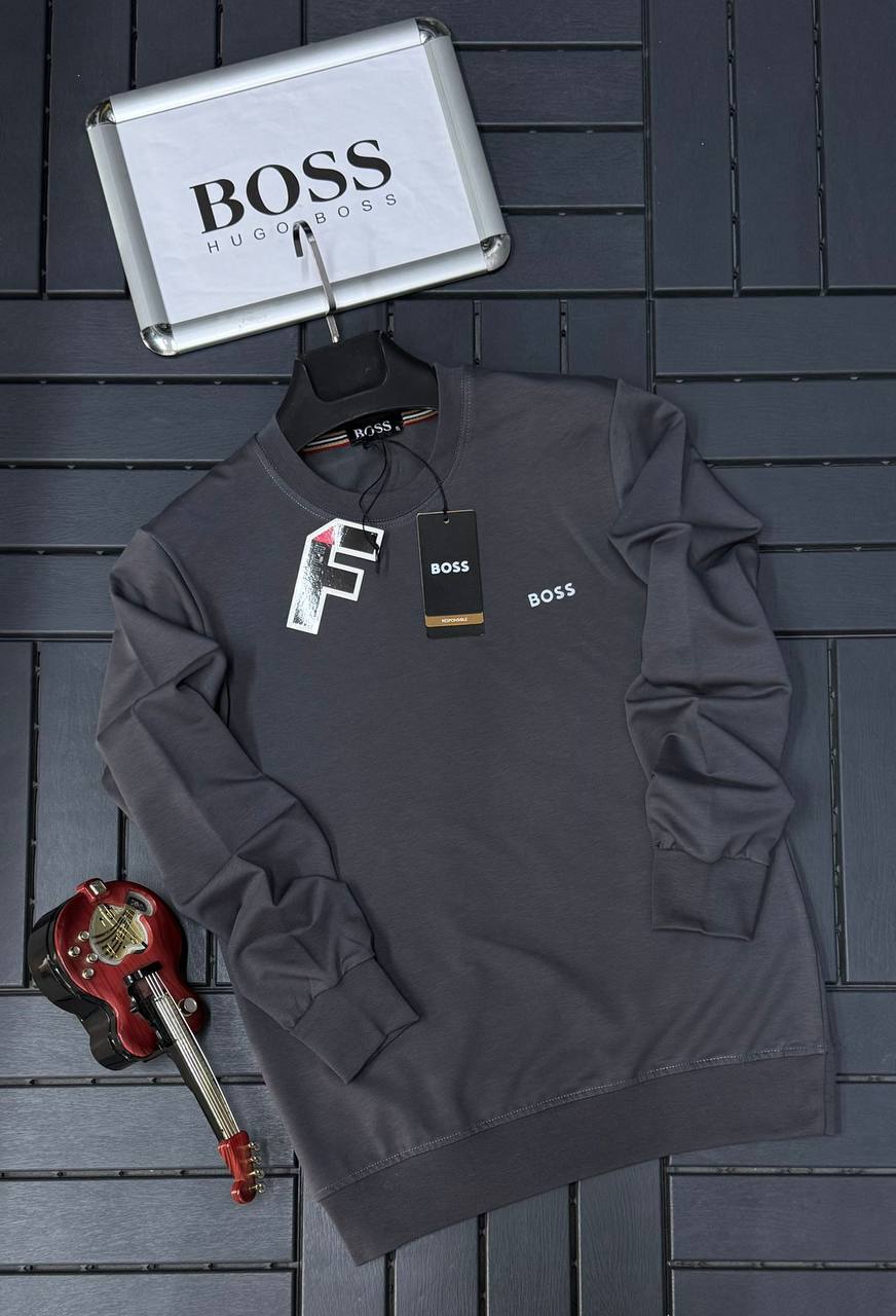 boss crew neck – cotton sweater 5