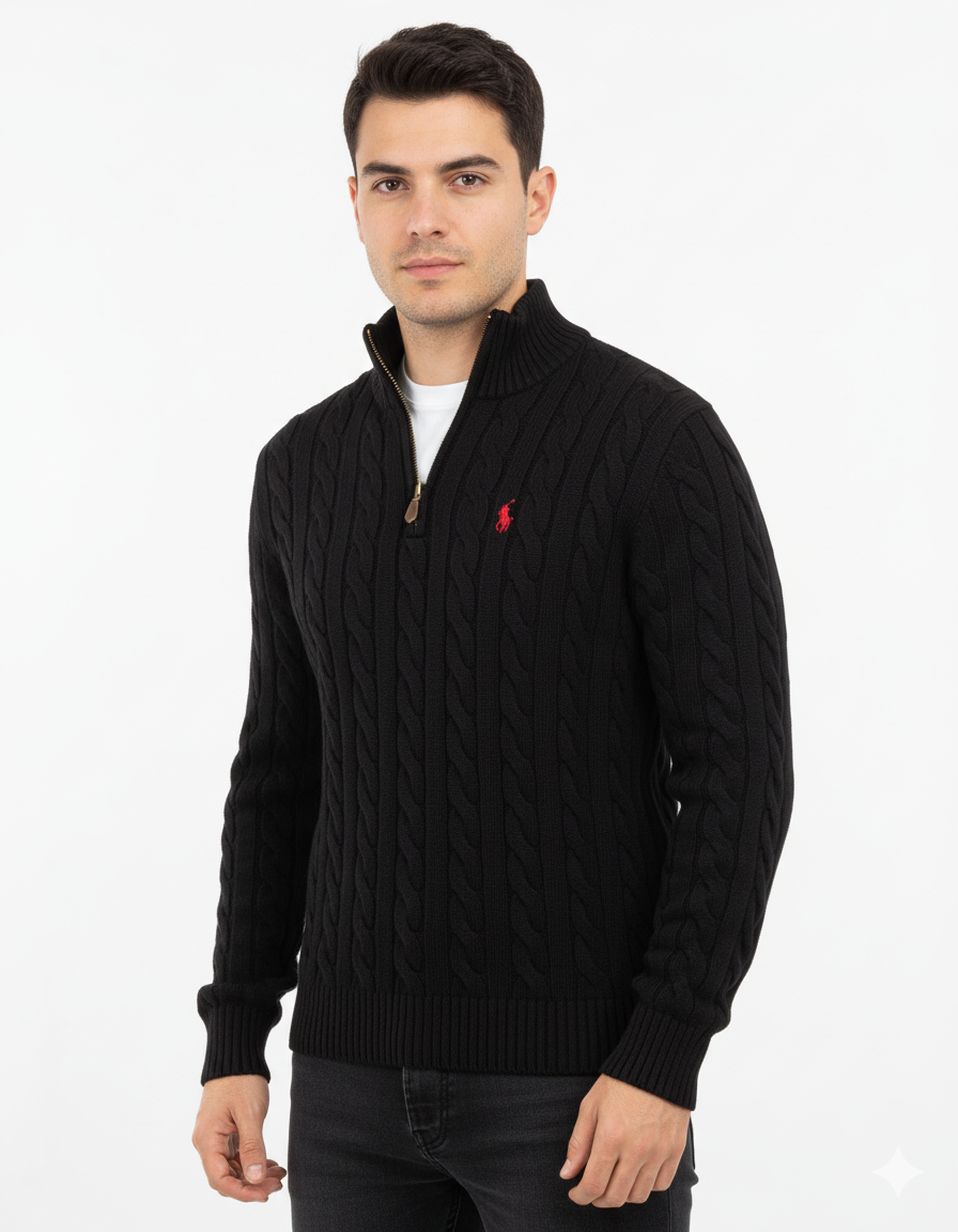 Ralph lauren wool zipper sweater