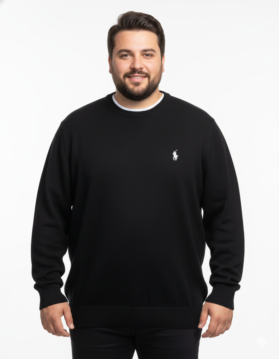 polo wool sweater -trico-big sizes