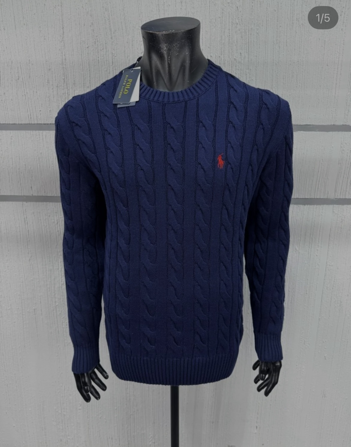 Ralph lauren round neck wool sweater - Image 3