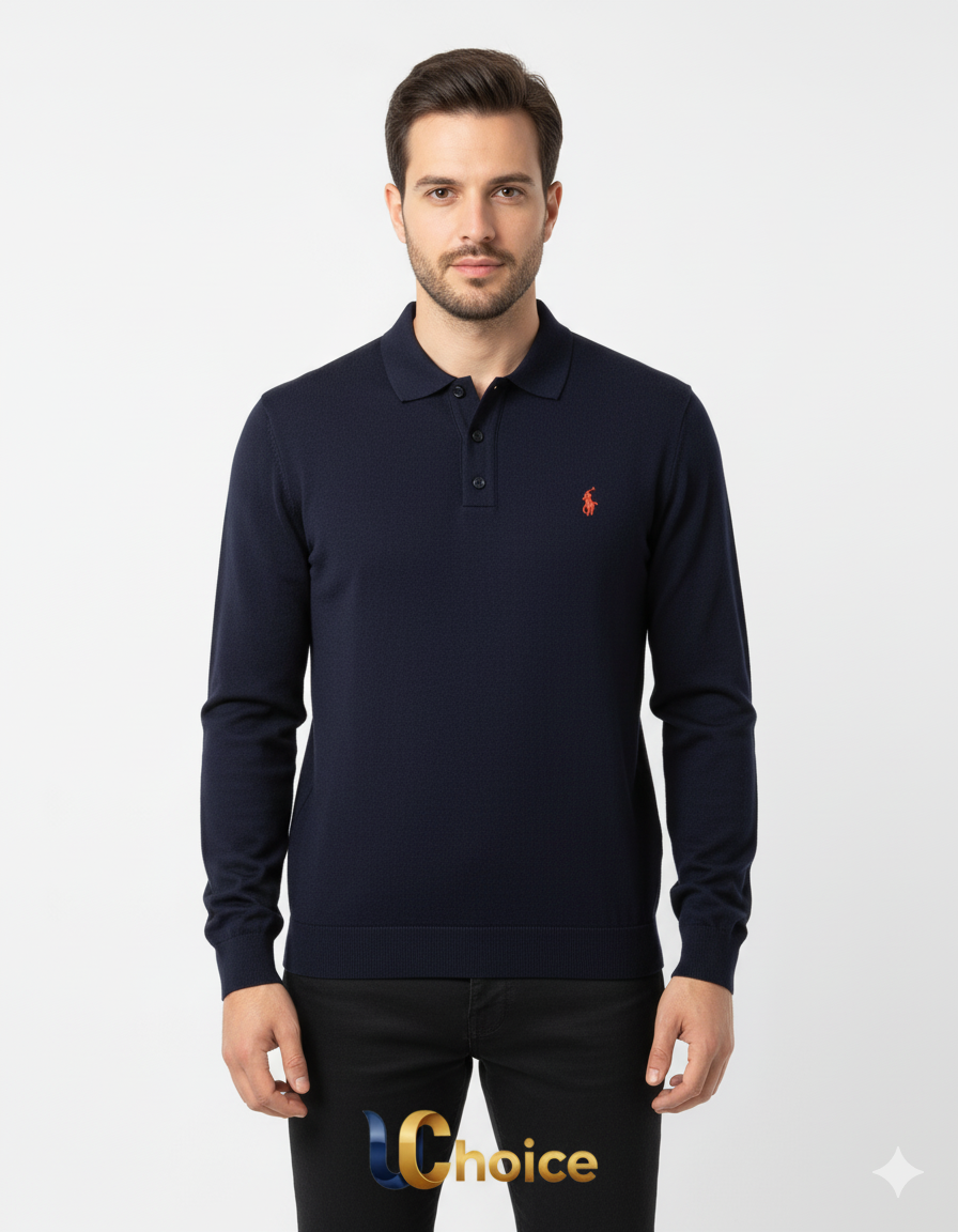 Polo neck - ralph Lauren - trico sweater