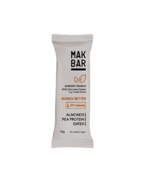 Mak Bar White Almond Crunch Protein Bar 42g