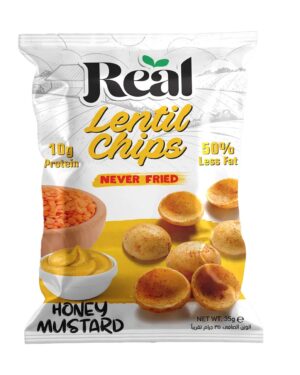 Real chips  hummus high protein , honey mustard